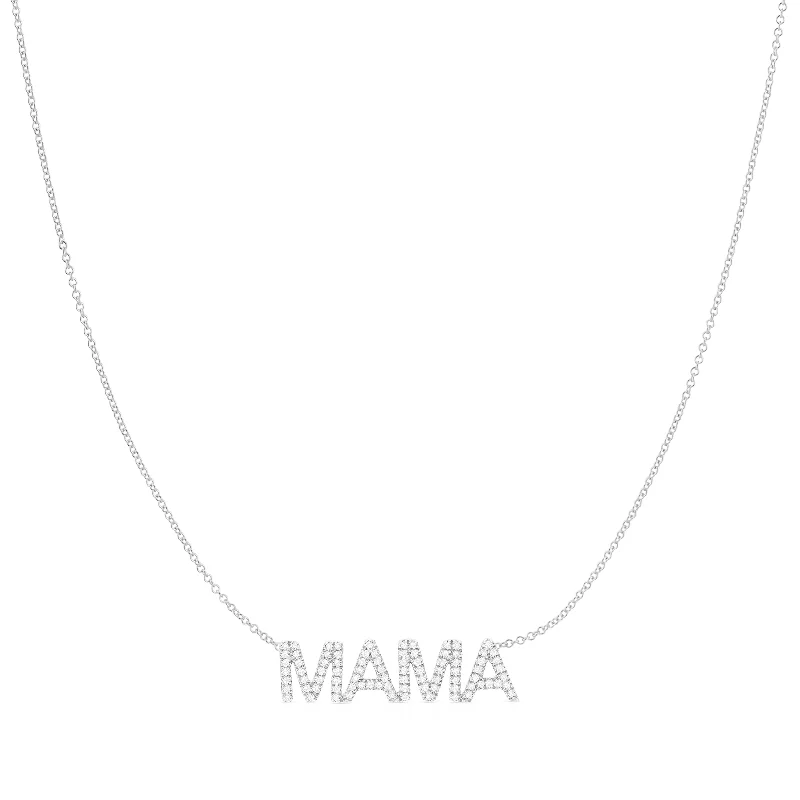 Pavé MAMA Necklace