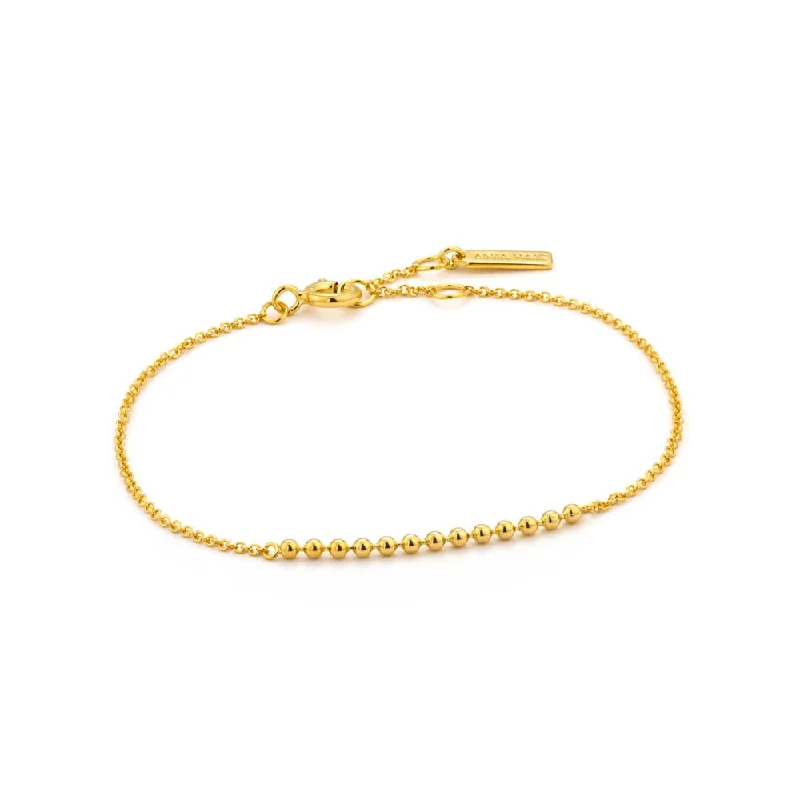 Gold Modern Multiple Balls Bracelet