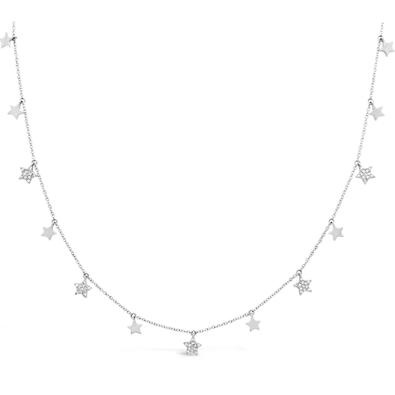 Diamond Twinkle Star Necklace