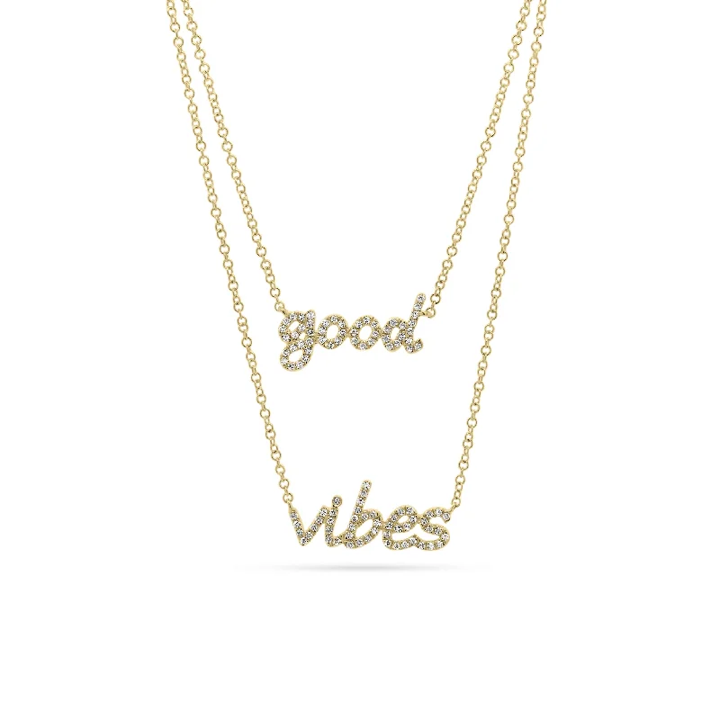 Diamond Good Vibes Necklace