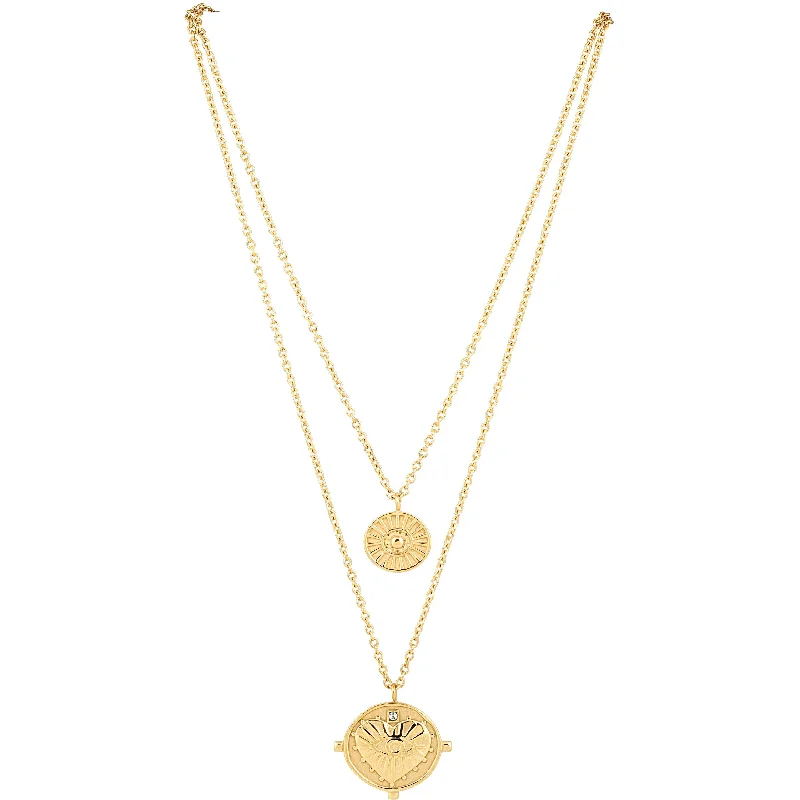 Gigi Double Coin Necklace