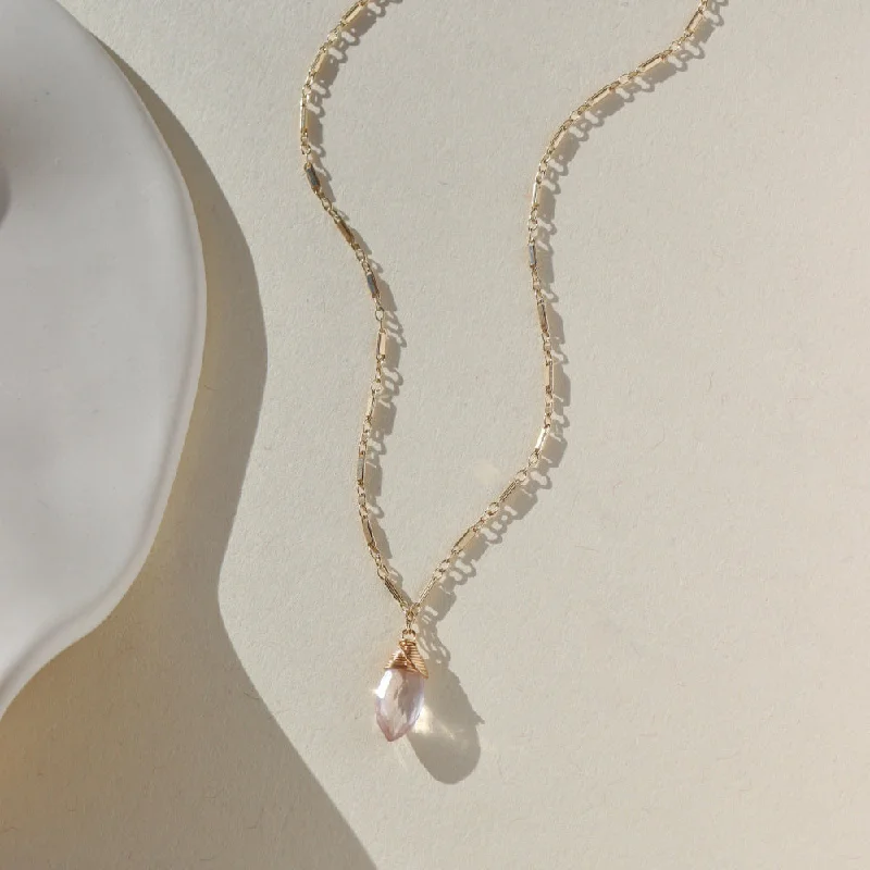 Rose Quartz Marisol Necklace | Wholesale