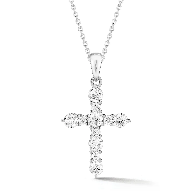 Diamond Cross Pendant Necklace