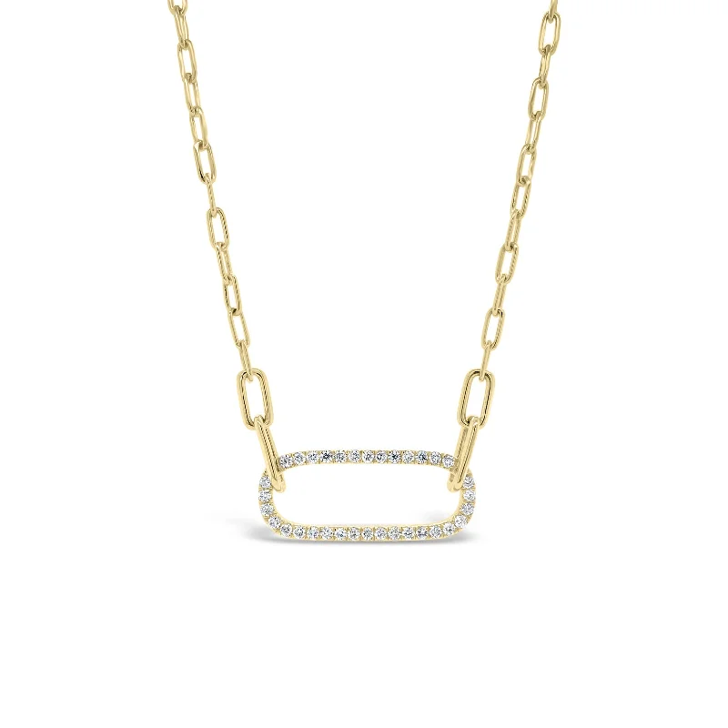 Diamond Open Link Pendant